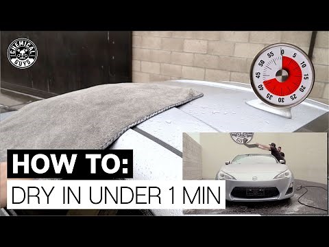 How To Quickly Dry A Vehicle Without Scratching! - Safely Remove Ash Part 2 - Chemical Guys