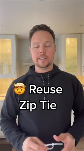 Don’t feel like you ever have to cut a zip tie. There’s an easier way to release its grip! Use another zip tie and slide it under. The first 1/2” or so doesn’t have teeth so it won’t get stuck. This pushes the clasp away from the teeth and allows you to undo it! Try it for yourself! It works great #tips #tipsandtricks #hacks #lifehacks #LifeHack #fyp #foryou #Home #house #helpful #helpfultips #tiptok #canada #usa #northamerica | KencLong