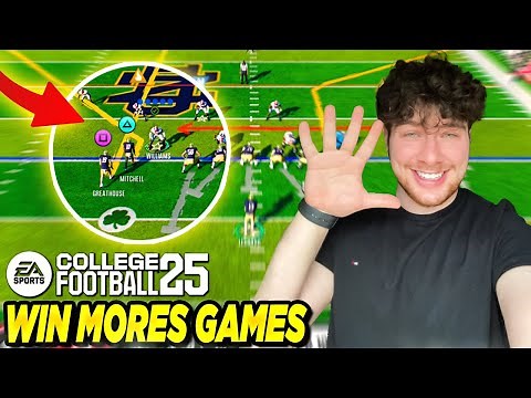 5 PRO TIPS TO HELP YOU WIN MORE GAMES IN COLLEGE FOOTBALL 25 - TUTORIAL