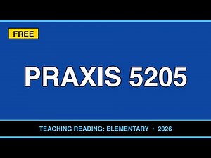 Praxis 5205 Study Guide | Teaching Reading Elementary | Exam Prep 2026