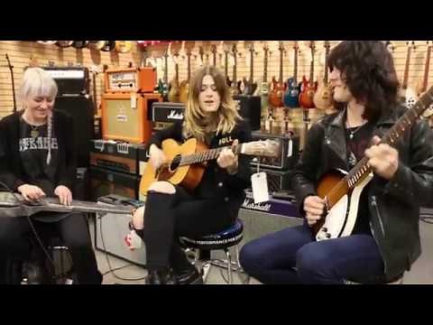 Tyler Bryant & Larkin Poe playing a 1948 Martin 0-18, Rickenbacker Lap Steel & Danelectro Sitar