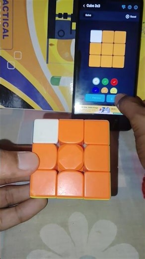 AI solving Rubik's cube🧊 🤖#shorts