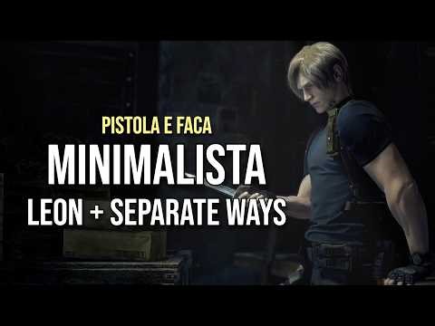 Rank S+ Minimalista (Pistola e Faca) Leon + Ada Profissional / Resident Evil 4 Remake
