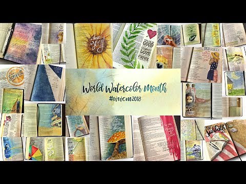 31 Watercolored Bible Journal Pages