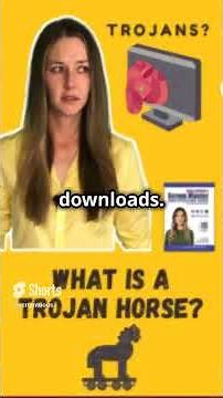 What is a Trojan Virus? #spyware #malware #keylogger #backdoor #cybersecurity #antivirus #ransomware