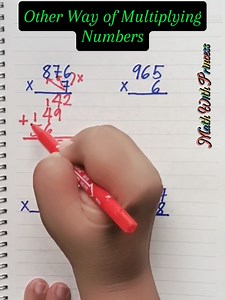 Other Way of Multiplying Numbers #math #mathwithprincess #mathviralvideo #mathviral #mathereview #mathtutor #mathematics #learningisfun #otherwayofmultiplyingnumbers | Math with Princess