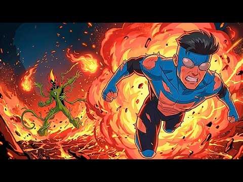 Ben (swampfire) VS Invincible | Ai Animation