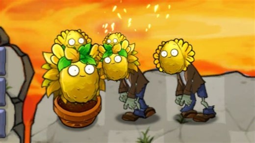 融合植物403：火山与阳光帝果僵尸！