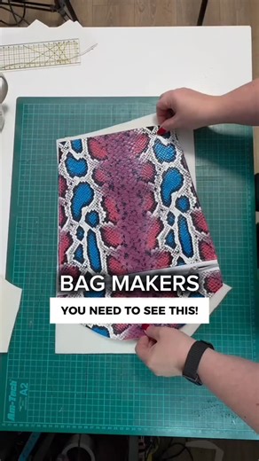 You know that moment when you’re mid-project and realise all your stabiliser pieces are just a bit too small? Instead of giving up, I just piece them together like a little stabiliser jigsaw, and it saves me every time. If you’re ever short on stabiliser, give this a try next time you’re making a bag. Save this for later and follow me for more sewing and pattern drafting tips. #BagMaker #SewingTips | Allsewpetite