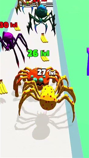 INSECT EVOLUTION RUN GAMEPLAY Lvl-5 #3D #game #funnyvideo #어몽#어몽어스