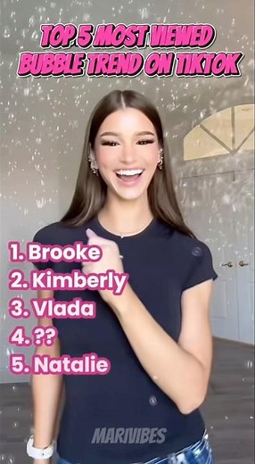 Top 5 Most Popular Bubble trend #shorts #tiktok