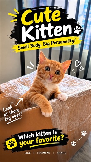Every cat has a different personality 😂Angry,Playful,Cute ! #cats #funnycats #shorts