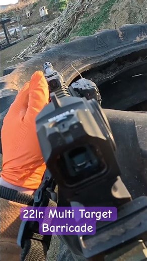 .22lr MOVEMENT, Multi Target Barricade. Private Range USA