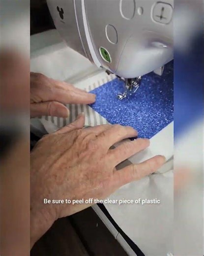 how to make a double applique with #glitterflex #machineembroidery #machineapplique #applique