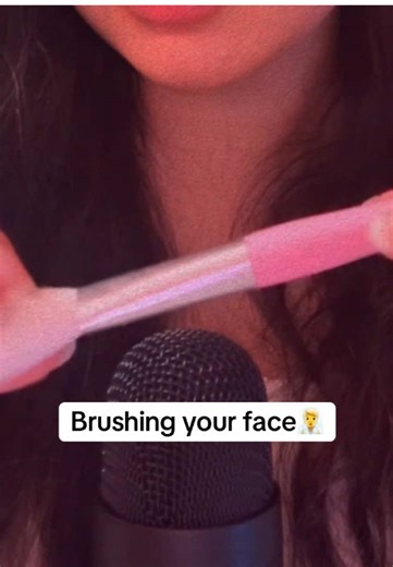 Brushing Your Face ASMR for Relaxation