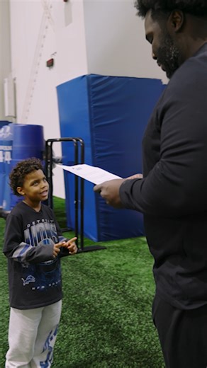 145K views · 4.7K reactions | Surprising DJ Reader with the news that he's our 2025 Walter Payton Man of the Year nominee! | Detroit Lions | Facebook