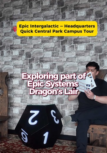 Epic Analyst Certification training: Deep in the build but taking a legendary side quest to Central Park Campus! 🐉⚔️ While the Epic build is top tier, we had to pause the grind to explore the Dragon’s Lair. Nothing beats a medieval brain break and some fresh air to keep the momentum going. 🏰✨ #EpicSystems #DragonsLair #CampusTour #EpicAnalyst #EpicBuild