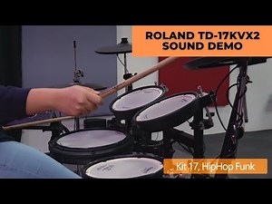 Roland TD-17KVX2 Sound Preset Demo
