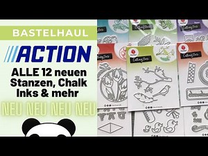 ❤️ NEU Action Bastelhaul - Juhuu! 12 Neue STANZEN, Chalk Inks, Alkohol Marker ❤️| Pandalina Crafting