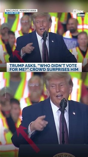 Trump’s ‘Who did not vote for me?’ question gets unexpected response at Pennsylvania rally