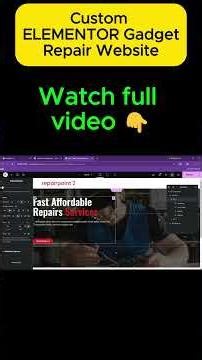 Build a Responsive Gadget Repair Website That Gets Clients 💸 (WordPress Elementor 2026)