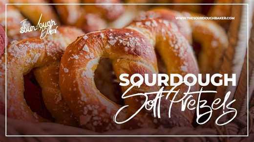 Sourdough Soft Pretzels (Without Lye)