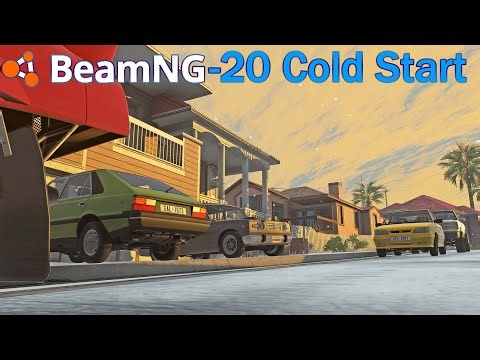 BeamNG.Drive -20 Cold Starting Cars In Mid Winter West Coast