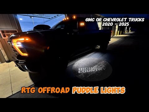 The Cheapest & Easiest upgrade for your Duramax! (Custom puddle light installed)