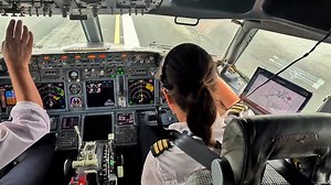 1.8K views · 22 reactions | Beautiful Female Pilot Take Off Her...