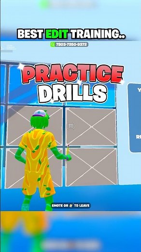 Best Edit Training in Fortnite to Improve Fast ❤️