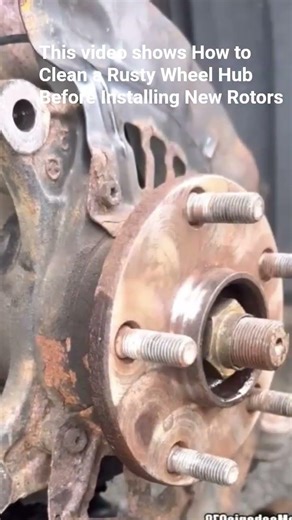 Quickest Way to Remove Hub Rust | Car DIY