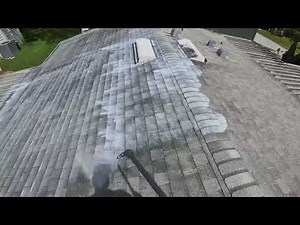 Roof Maxx Application: Spraying and Rejuvenating an Old Shingle Roof