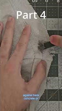 PART 4 Turning scrap fabric into a hood #cosplay #medieval #costuming #Shorts