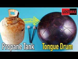 Making a Tongue Drum From a Propane Tank! Steel Tank Drum DIY