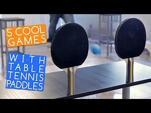 5 Cool Party Games With Table Tennis Paddles