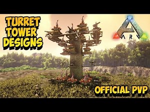 BEST small turret tower (tutorial) ARK
