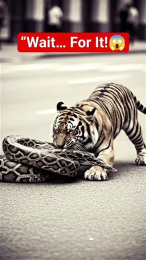 You Can’t Miss This Fight 😱 #motivation #dangerous #shorts #viralshorts #tigerattack #wildlifevision