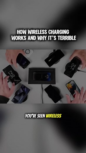 HOW WIRELESS CHARGING WORKS AND WHY IT'S TERRIBLE... #fyp #wireless #charging #terrible #works