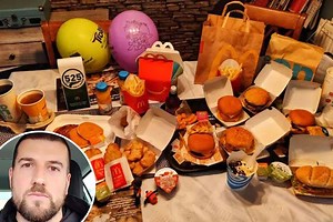 Dad recreates McDonald’s menu in lockdown - including Big Mac and apple pie
