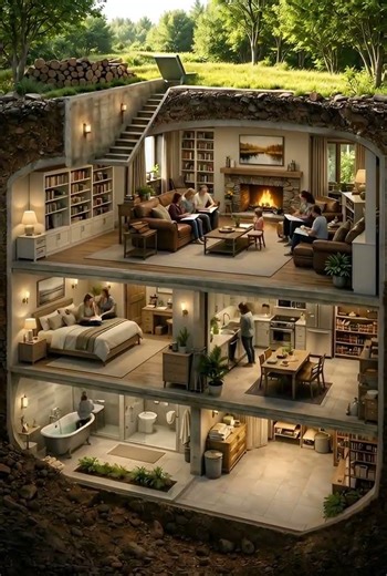 03 Home Life Inside a Bunker After World War Starts 😨 #BunkerLife #WorldWarSurvival #LifeInBunker