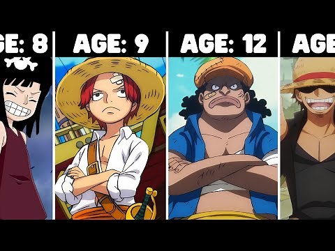 What AGE Every One Piece Character Became PIRATES Explained!