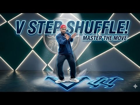 Master the move😎Ultimate V-Step Shuffle Tutorial #shuffledance #dance