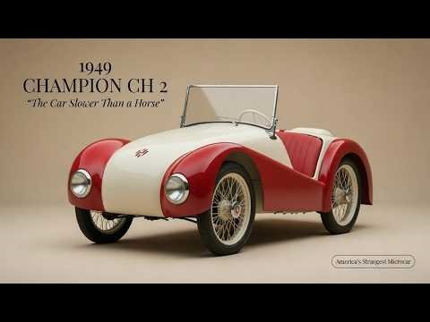 The Hilarious History of the 1949 Champion CH 2 | The Weirdest Microcar Ever Made!
