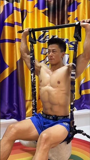 Home workout for men to build muscle and sculpt their bodies #resistancebandworkout #ytshorts