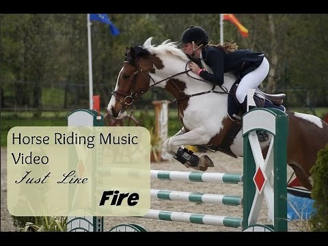 Horse riding music video ~Just like fire