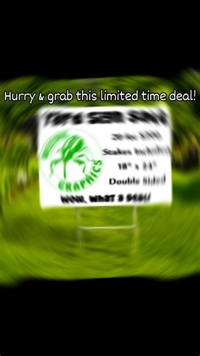 Give your business a boost in exposure without breaking the bank! Double-sided coro yard sign bundle deal for a limited time only! 20 signs for $200! Stakes included! Call us today to place your order! 334-347-5983 *Orders are subject to a setup fee.* | Weevil Graphics - Printing & Signs