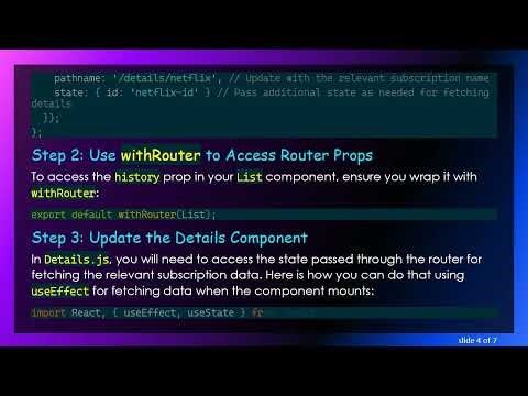 How to Pass Data in React Among Different Files or Routes with React Router