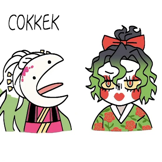 Daki & Gyutaro in their coquette era #gyutaro #daki #demonslayer #anime #shorts #kny #kimetsunoyaiba