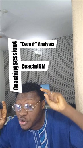 14 reactions · 12 shares | Understanding "Even If" Analysis (1) ......