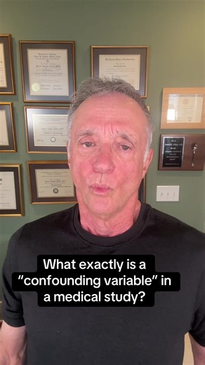 What is meant by “confounding variable” in a medical study. #medicalstudy #confoundingvariable #medicine #healthcare #doctor